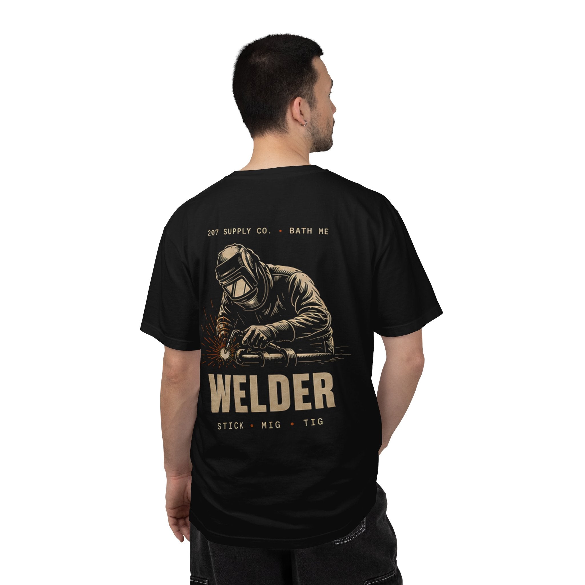 Premium Welder T-Shirt – Retro Industrial Welding Crew Tee (Stick • MIG • TIG)