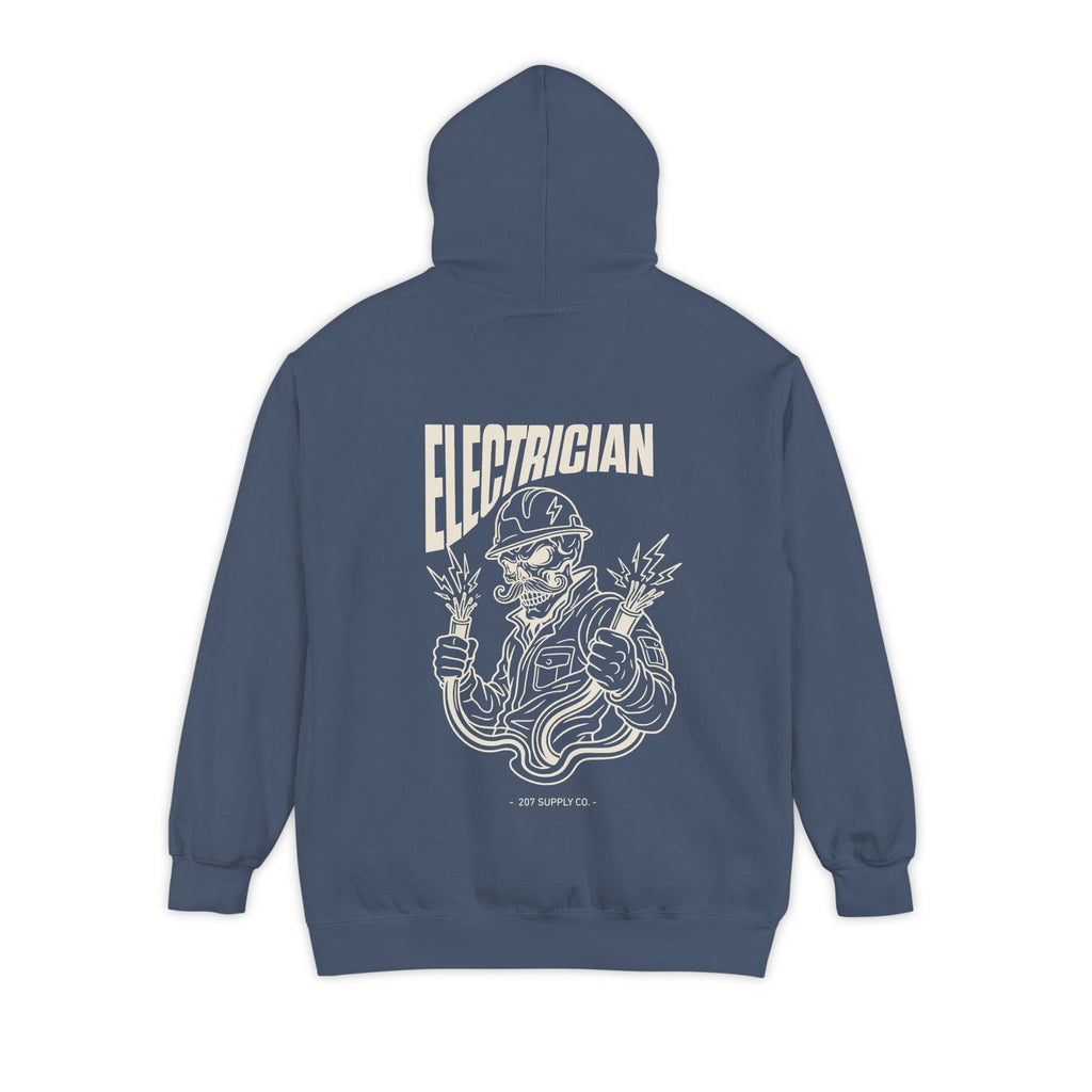 Electrician Skull Hoodie - Dark