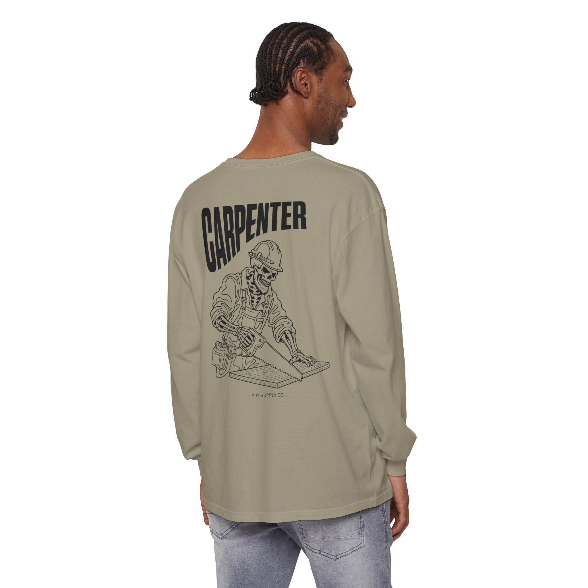 Carpenter Skull Long Sleeve Tee