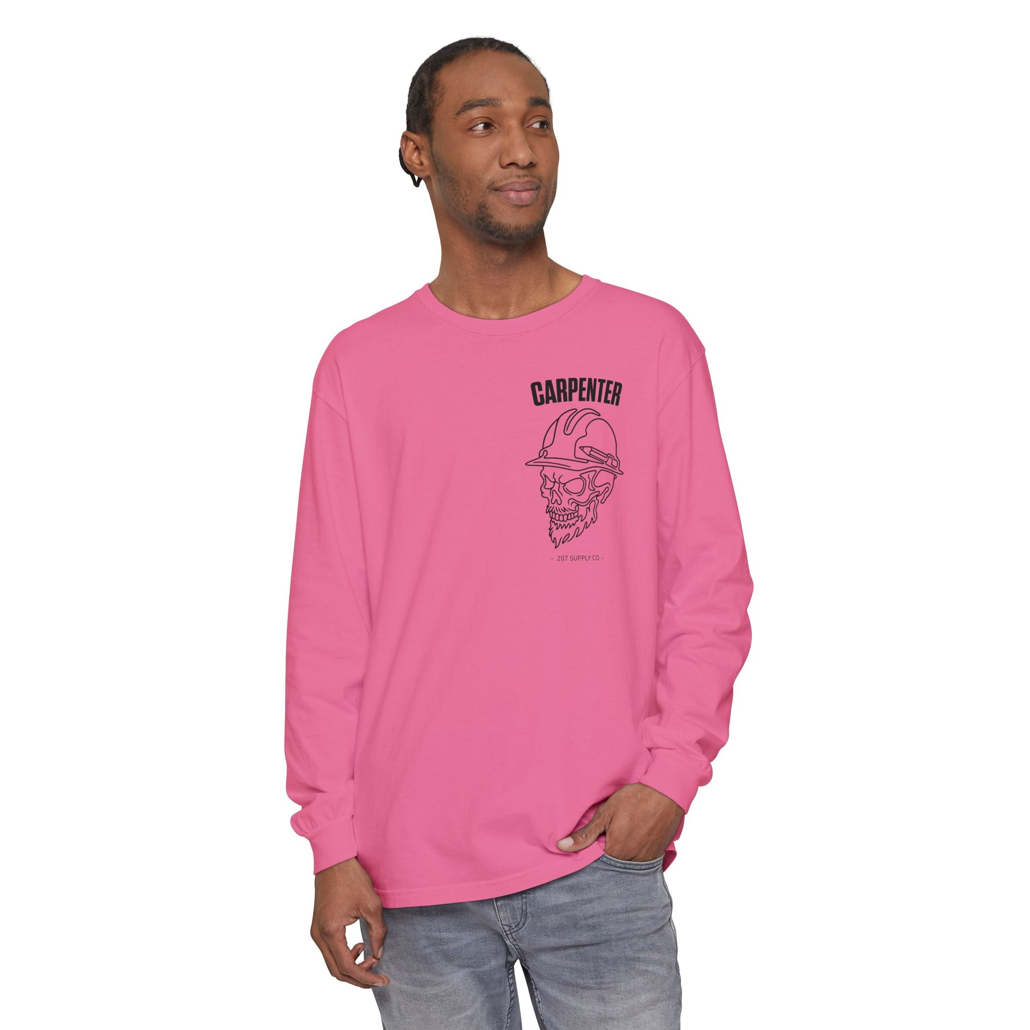 Carpenter Skull Long Sleeve Tee