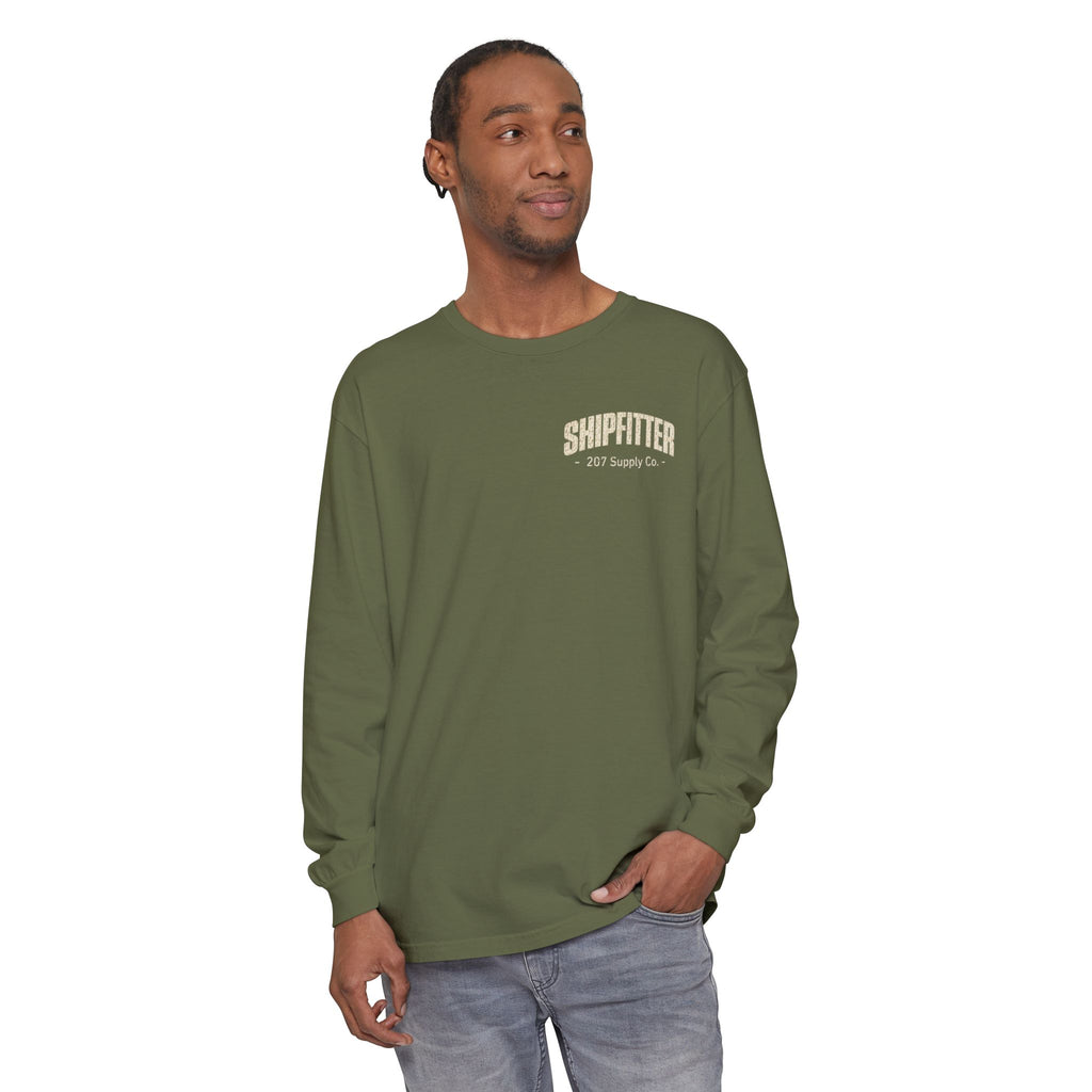 Shipfitter Skull & Hammer Long Sleeve - Dark Colors