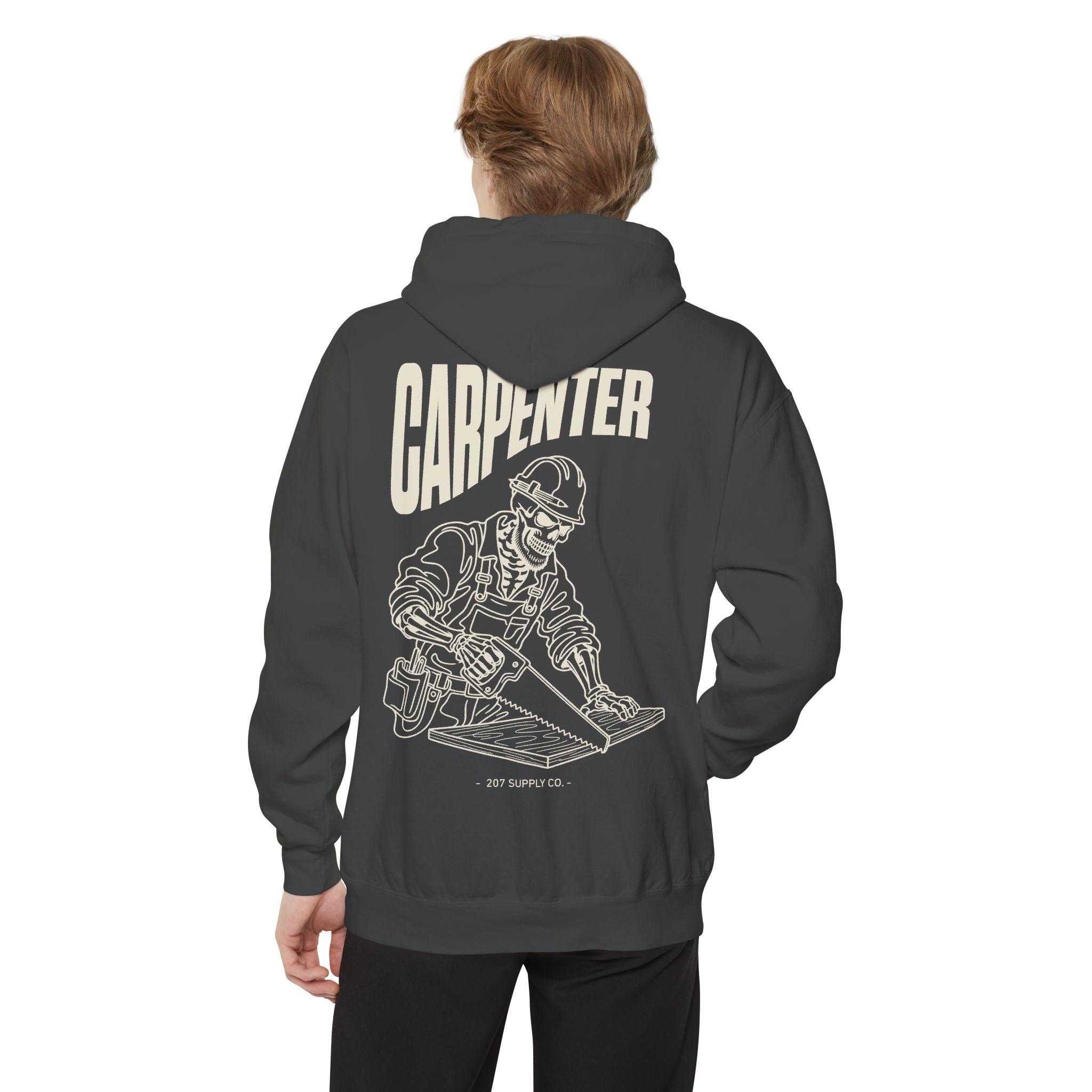 Carpenter Skull Hoodie - Dark