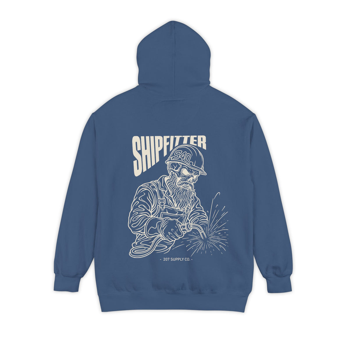 Shipfitter Skull Hoodie - Dark