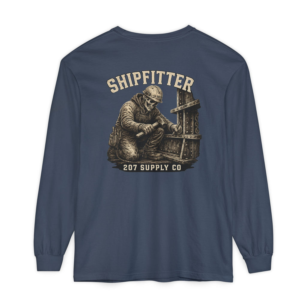 Premium Shipfitter Long Sleeve — Premium Garment-Dyed