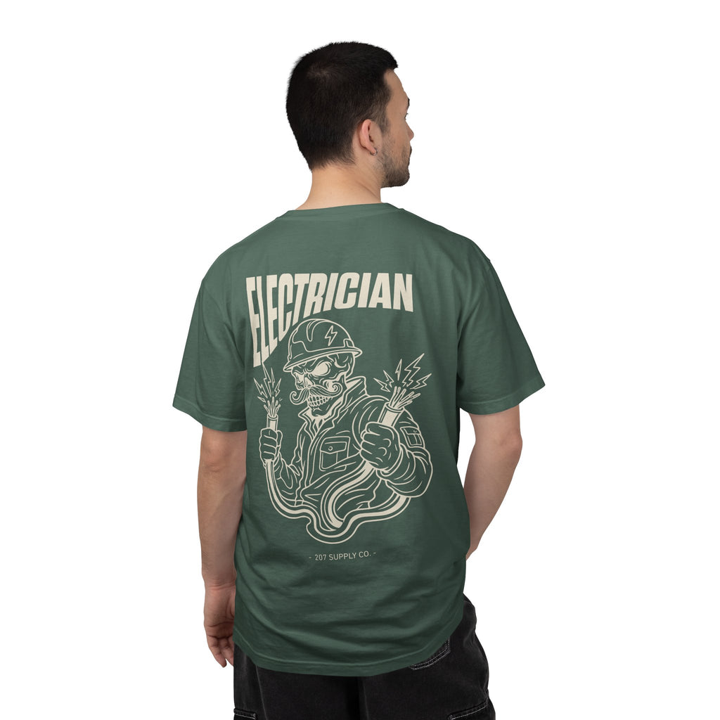 Electrician Skull Tee - Dark