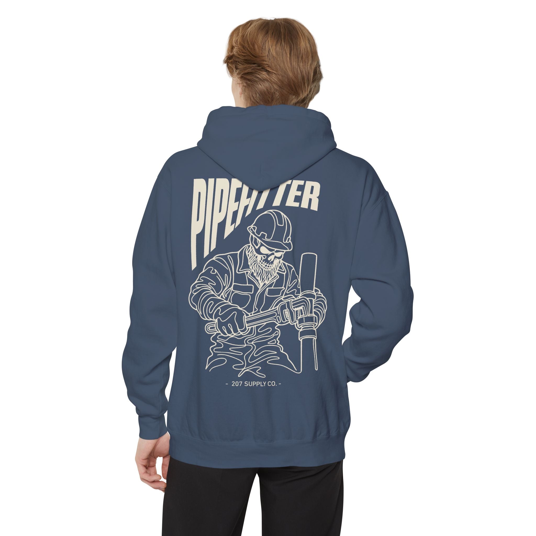Pipefitter Skull Hoodie