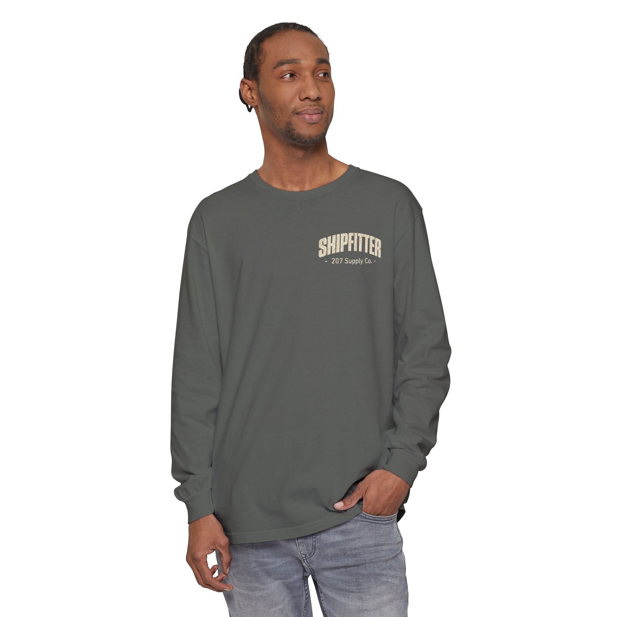 Shipfitter Skull & Hammer Long Sleeve - Dark Colors