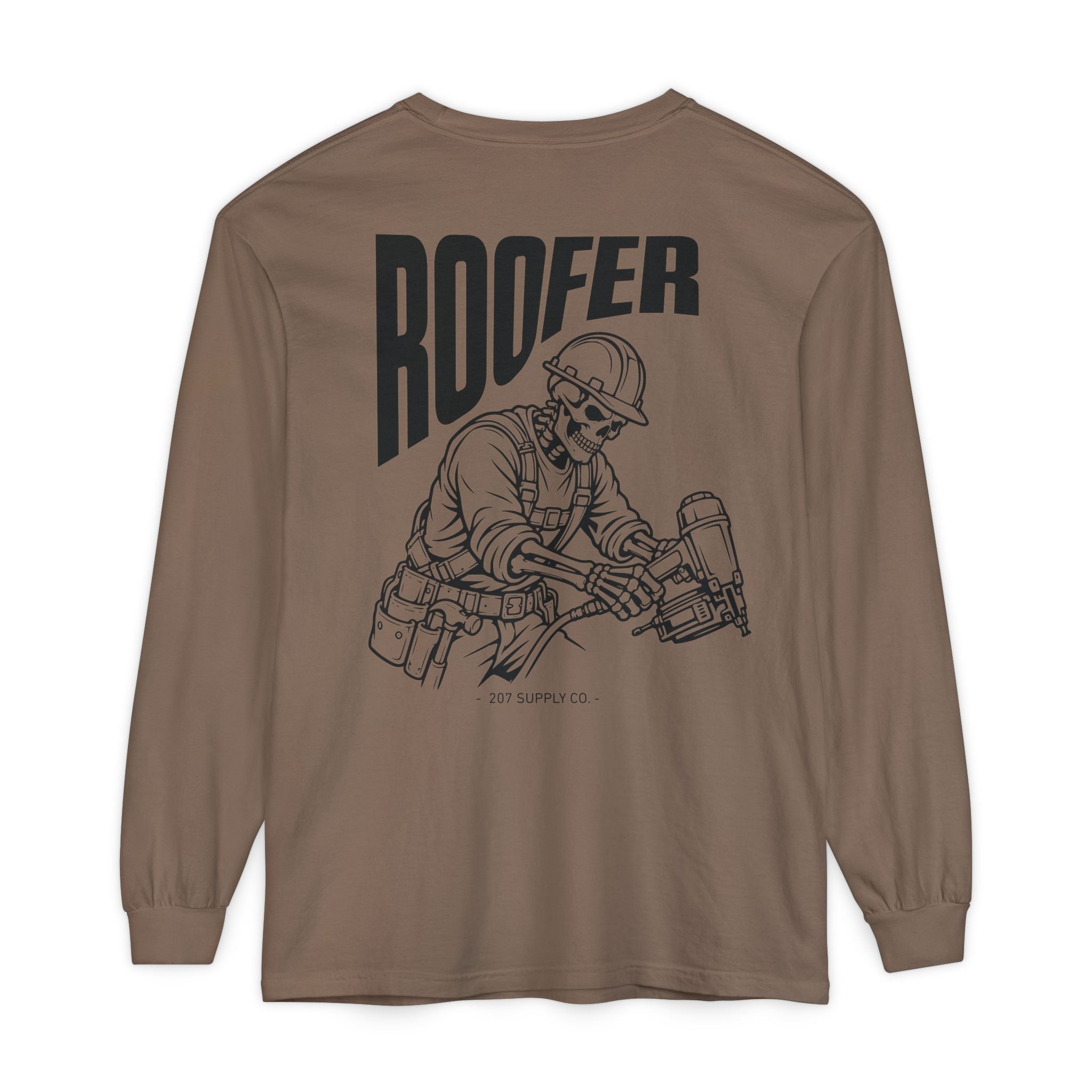 Roofer Skull Long Sleeve
