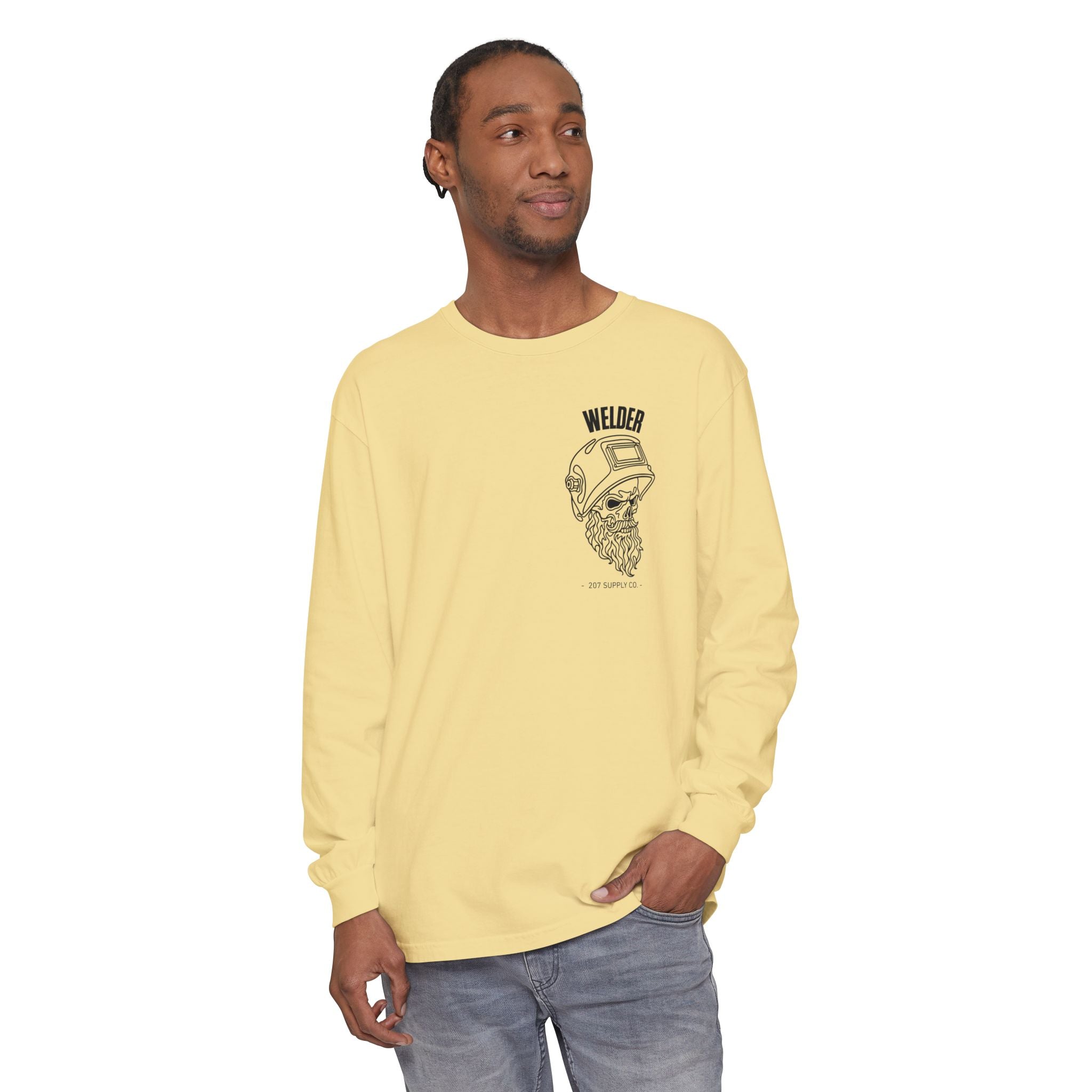 Welder Skull Long Sleeve Tee