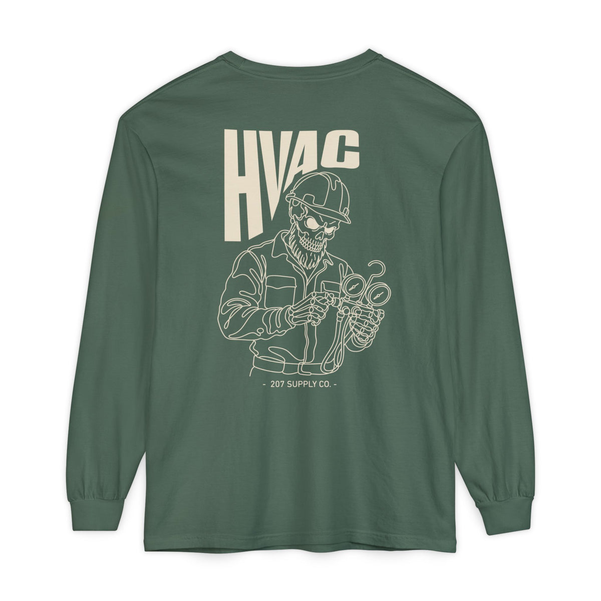 HVAC Skull Long Sleeve - Dark