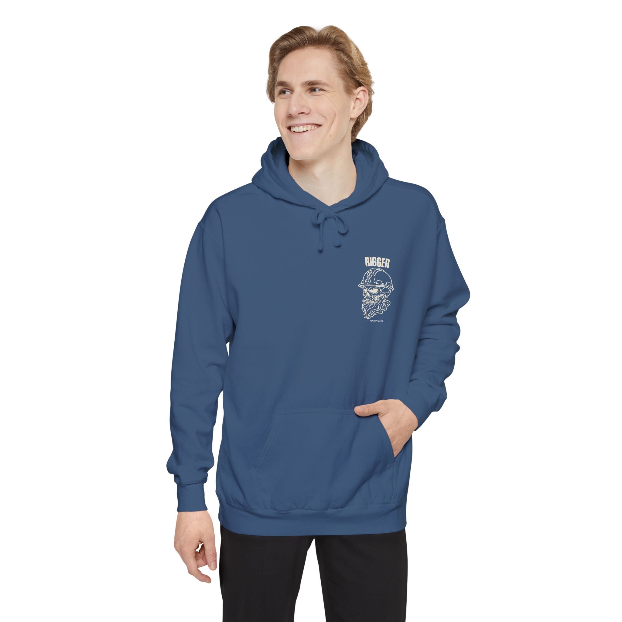 Rigger Skull Hoodie - Dark