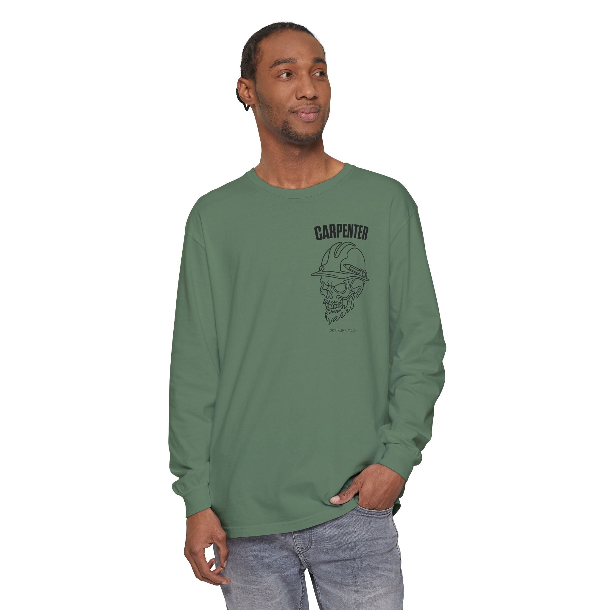 Carpenter Skull Long Sleeve Tee