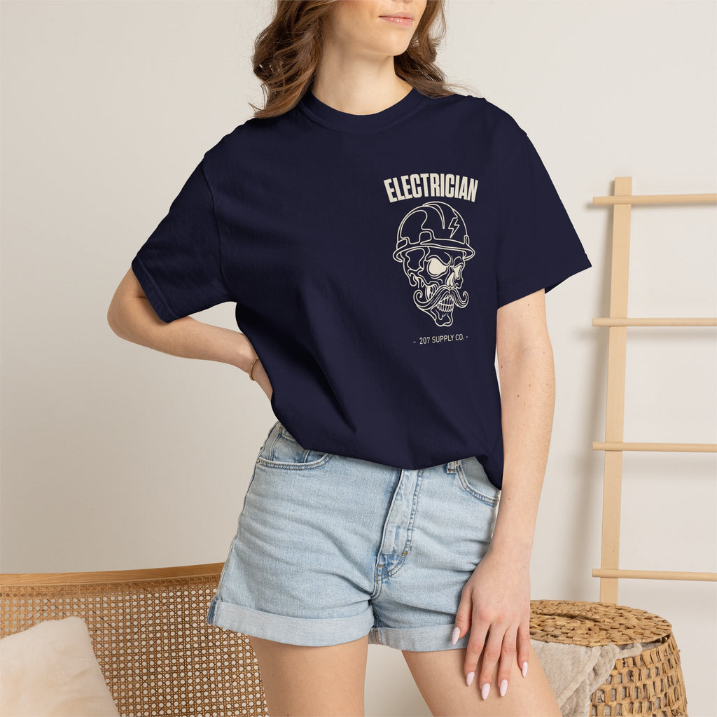 Electrician Skull Tee - Dark