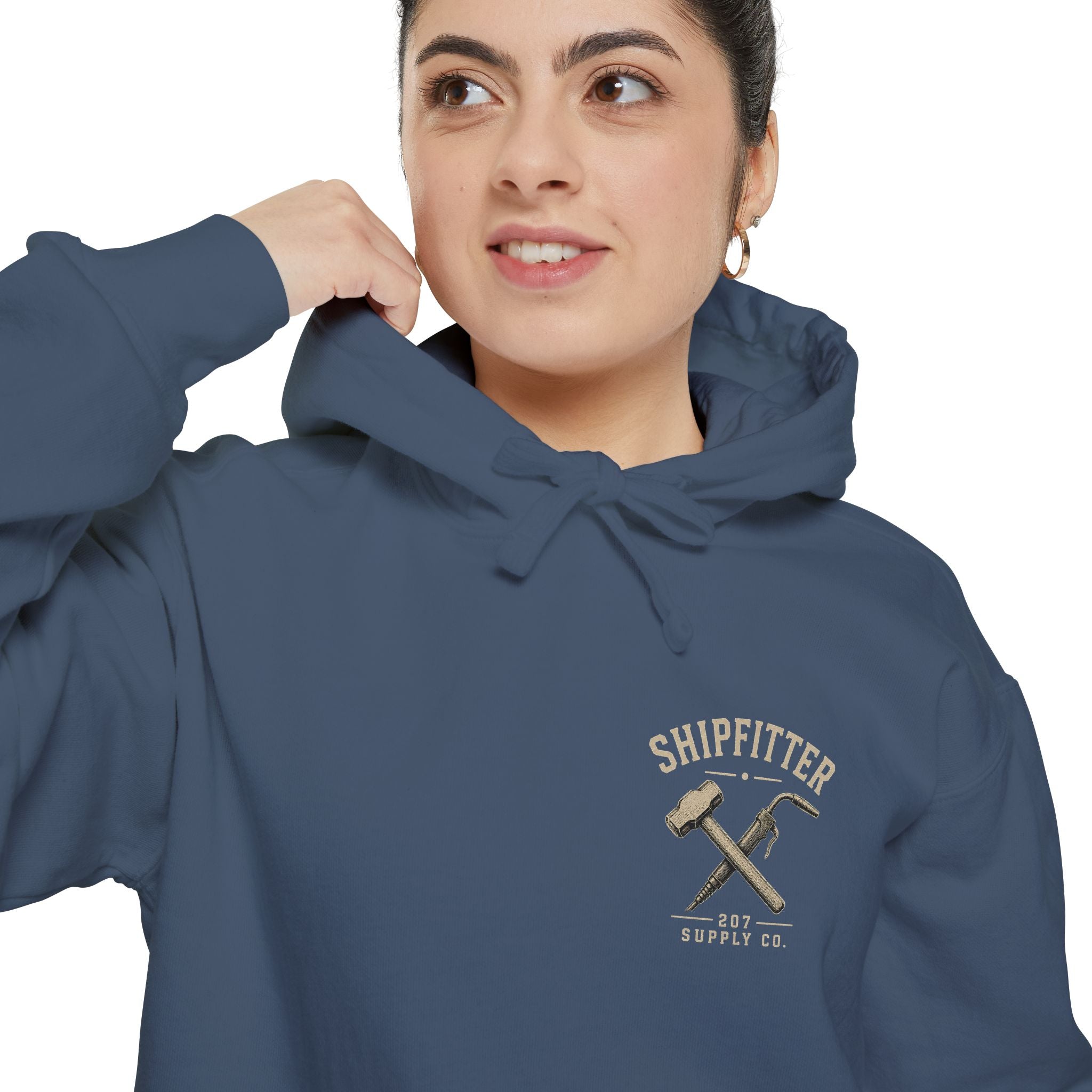 Premium Shipfitter Hoodie — Premium Garment-Dyed