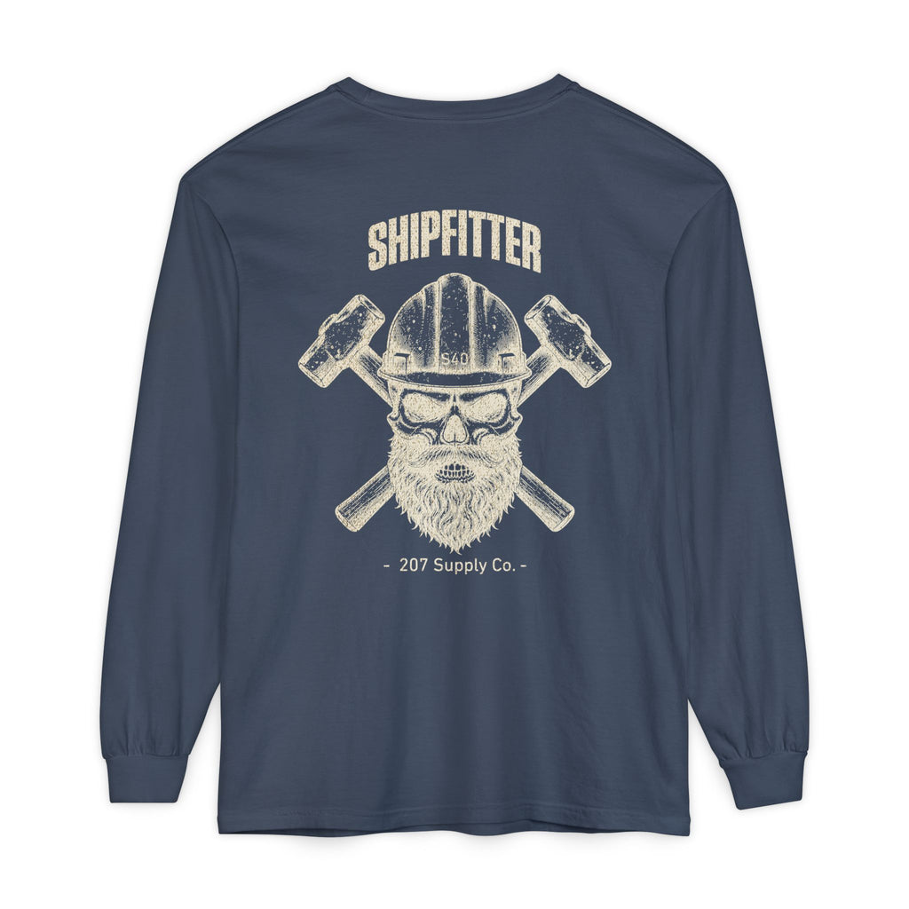 Shipfitter Skull & Hammer Long Sleeve - Dark Colors