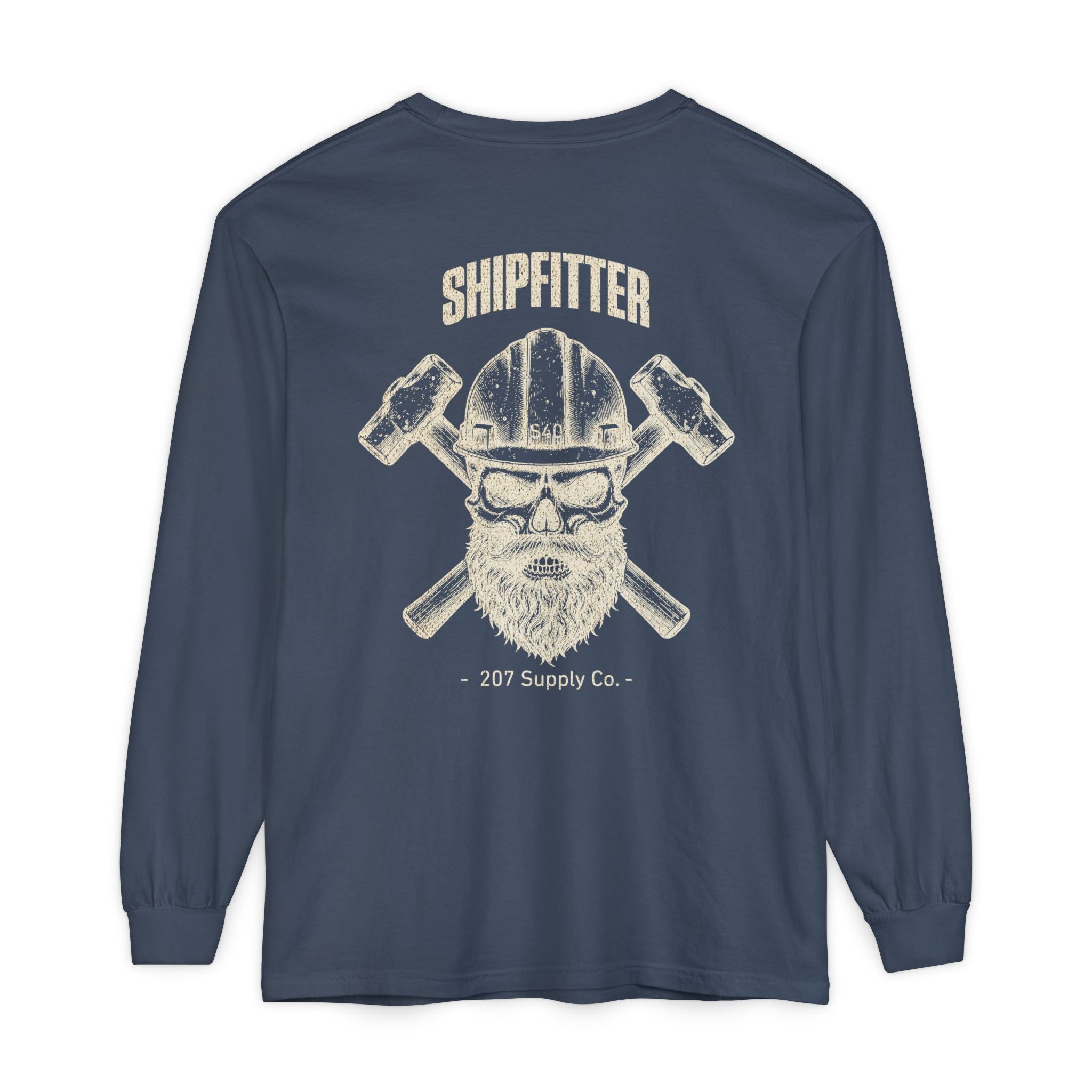 Shipfitter Skull & Hammer Long Sleeve - Dark Colors