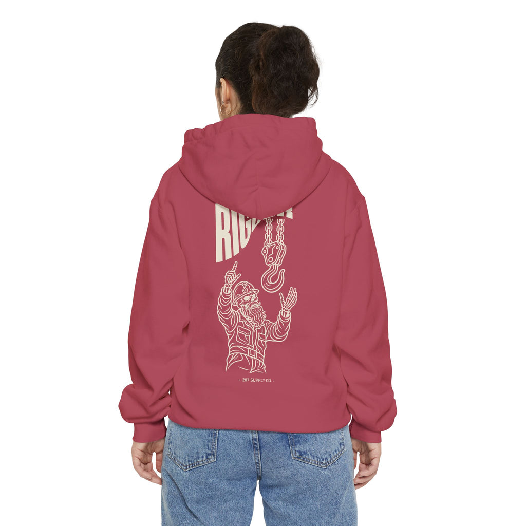 Rigger Skull Hoodie - Dark