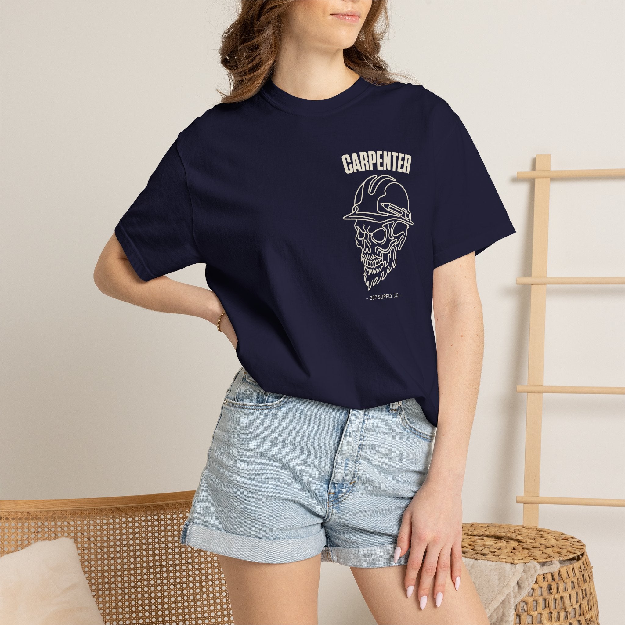 Carpenter Skull Tee - Dark