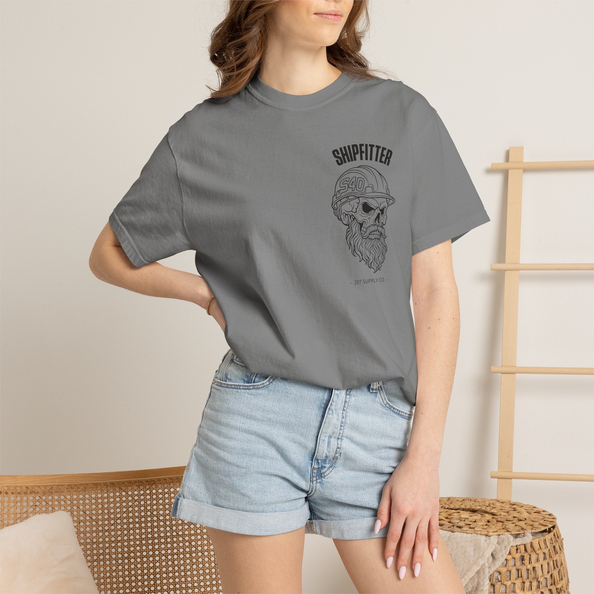 Shipfitter Bearded Skull Tee