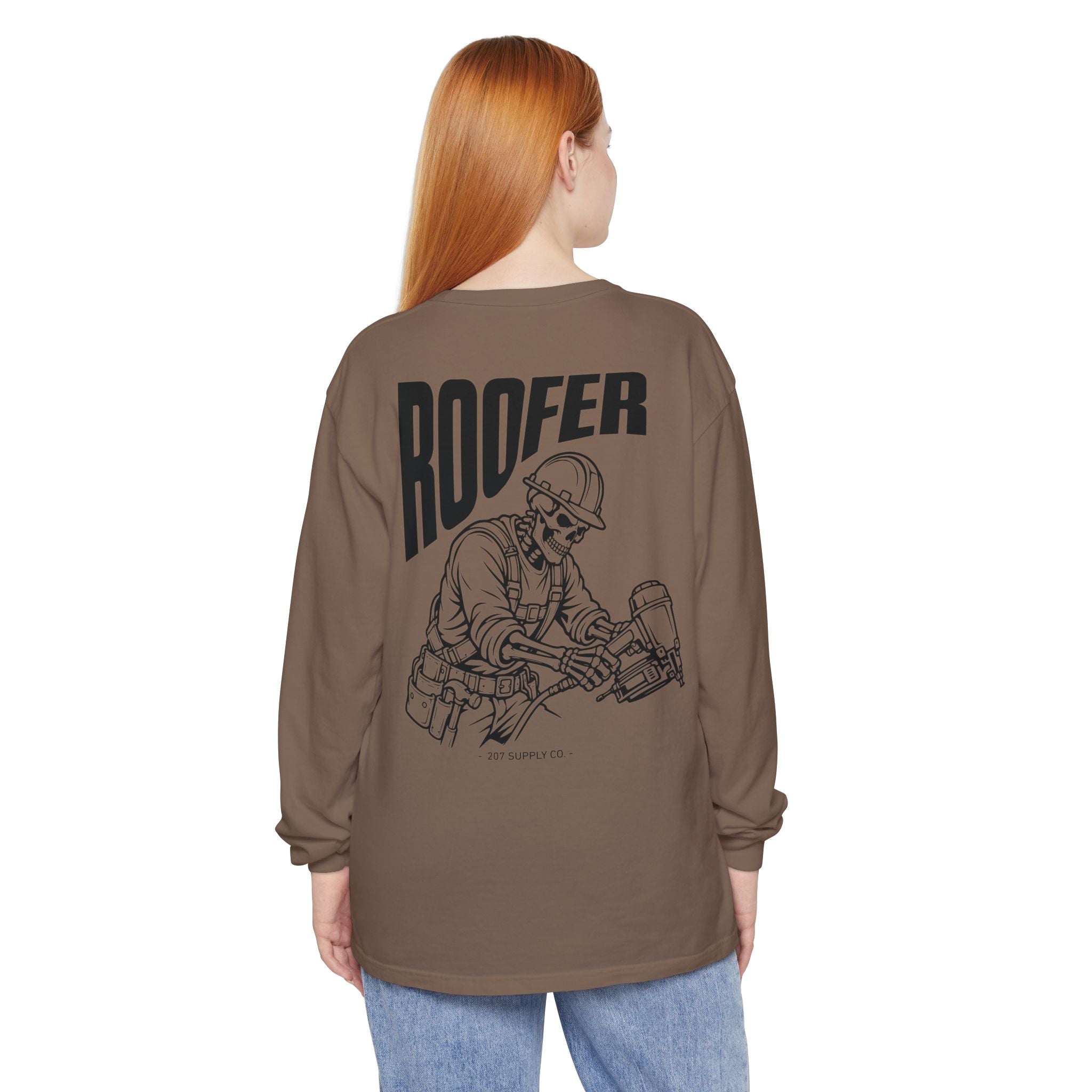 Roofer Skull Long Sleeve