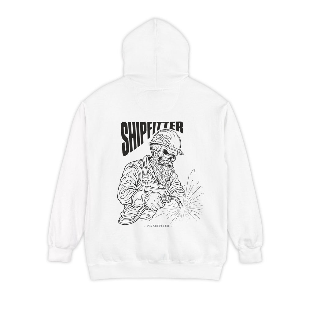 Shipfitter Bearded Skull Hoodie