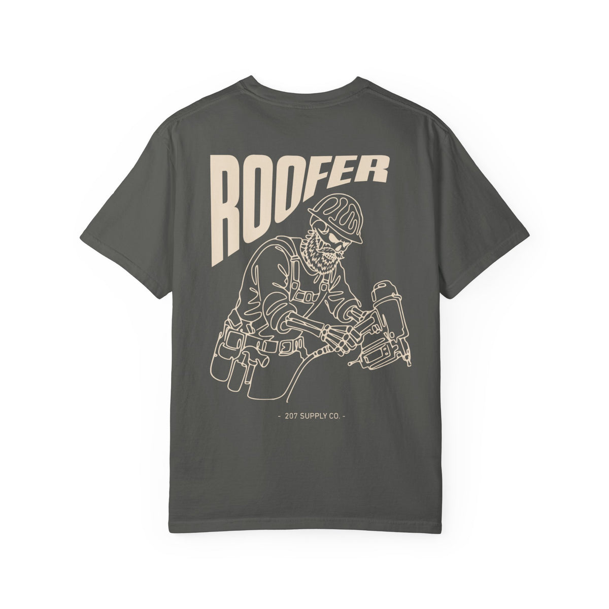 Roofer Skull Tee - Dark