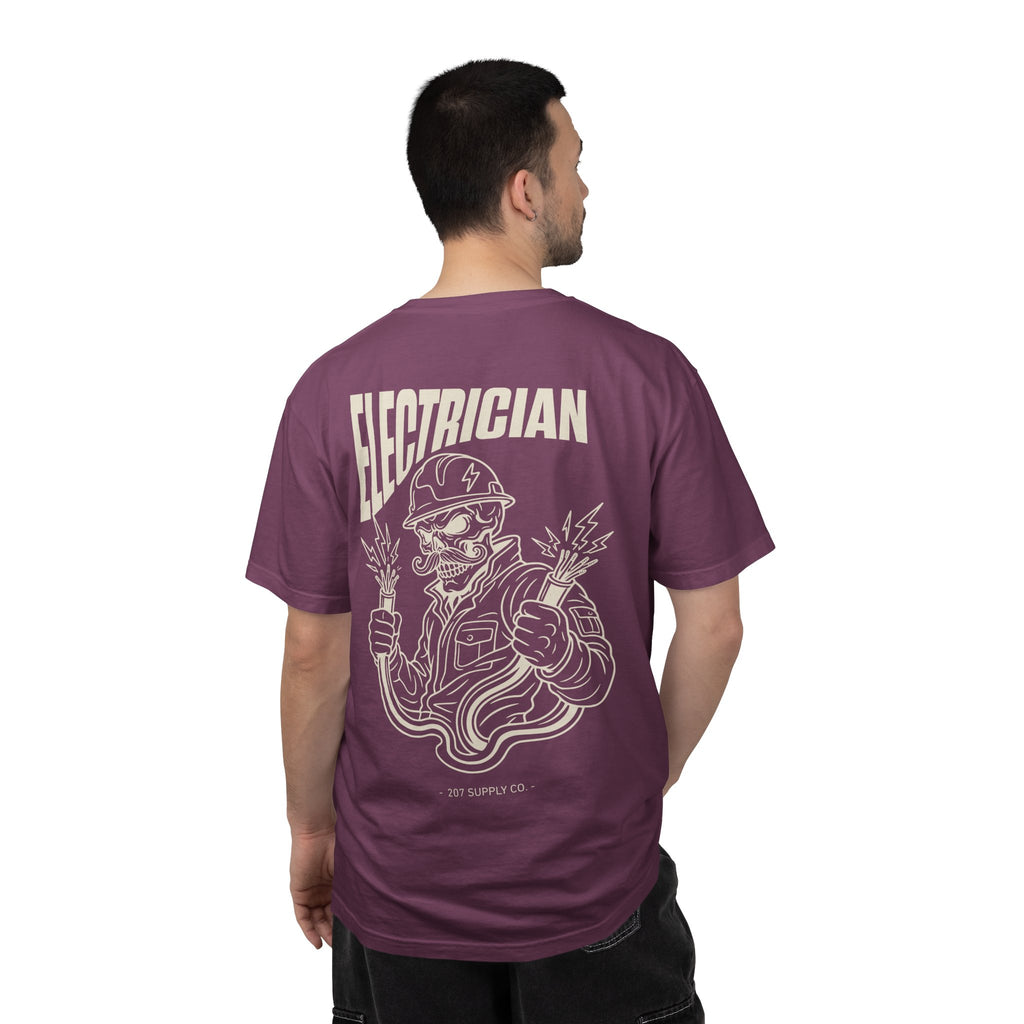 Electrician Skull Tee - Dark