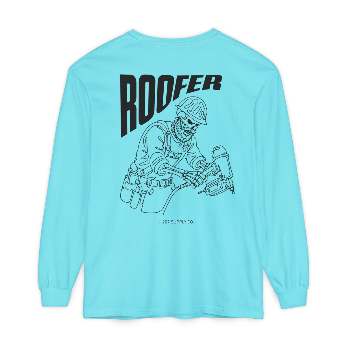 Roofer Skull Long Sleeve
