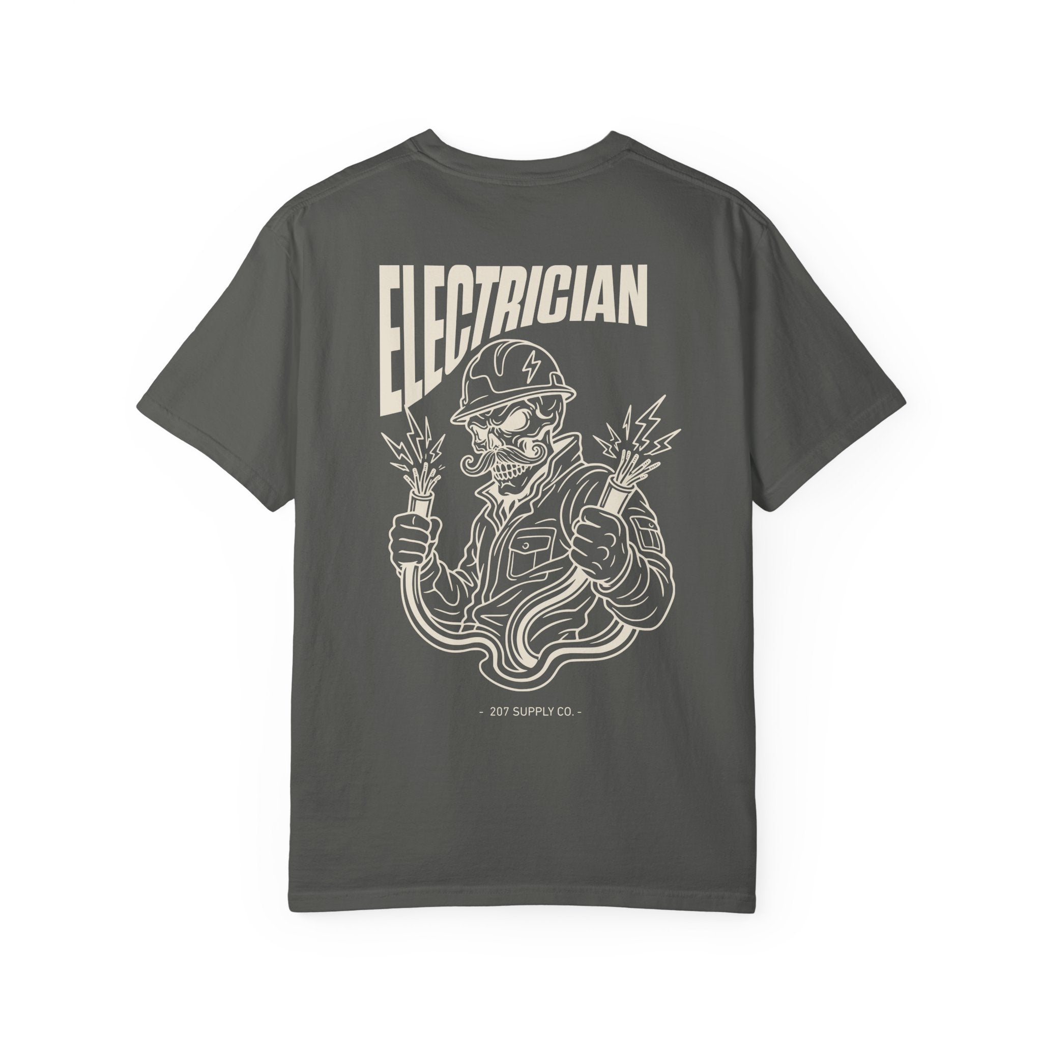 Electrician Skull Tee - Dark