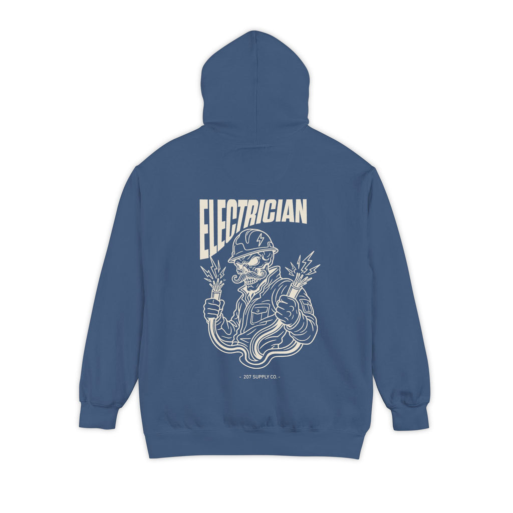 Electrician Skull Hoodie - Dark