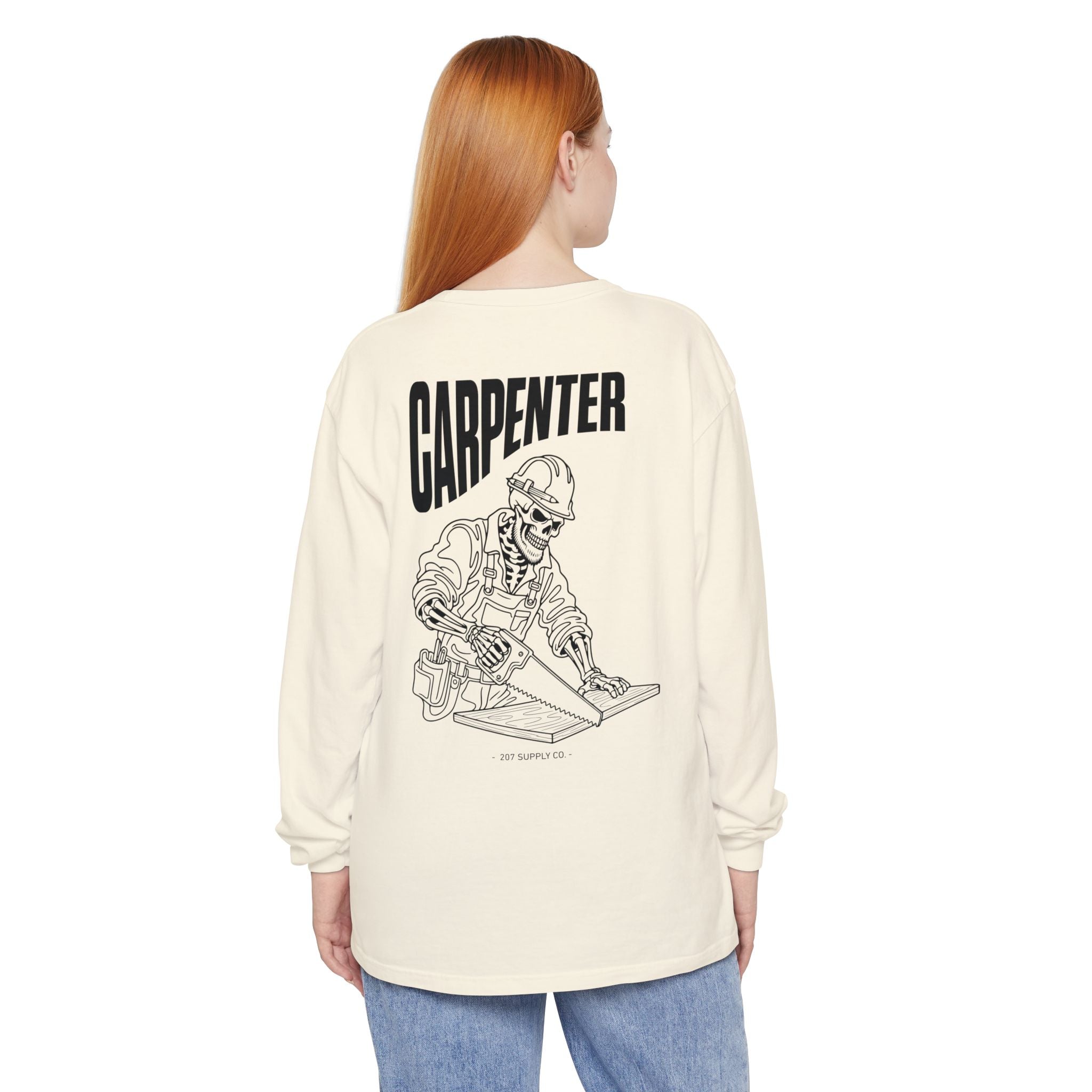 Carpenter Skull Long Sleeve Tee
