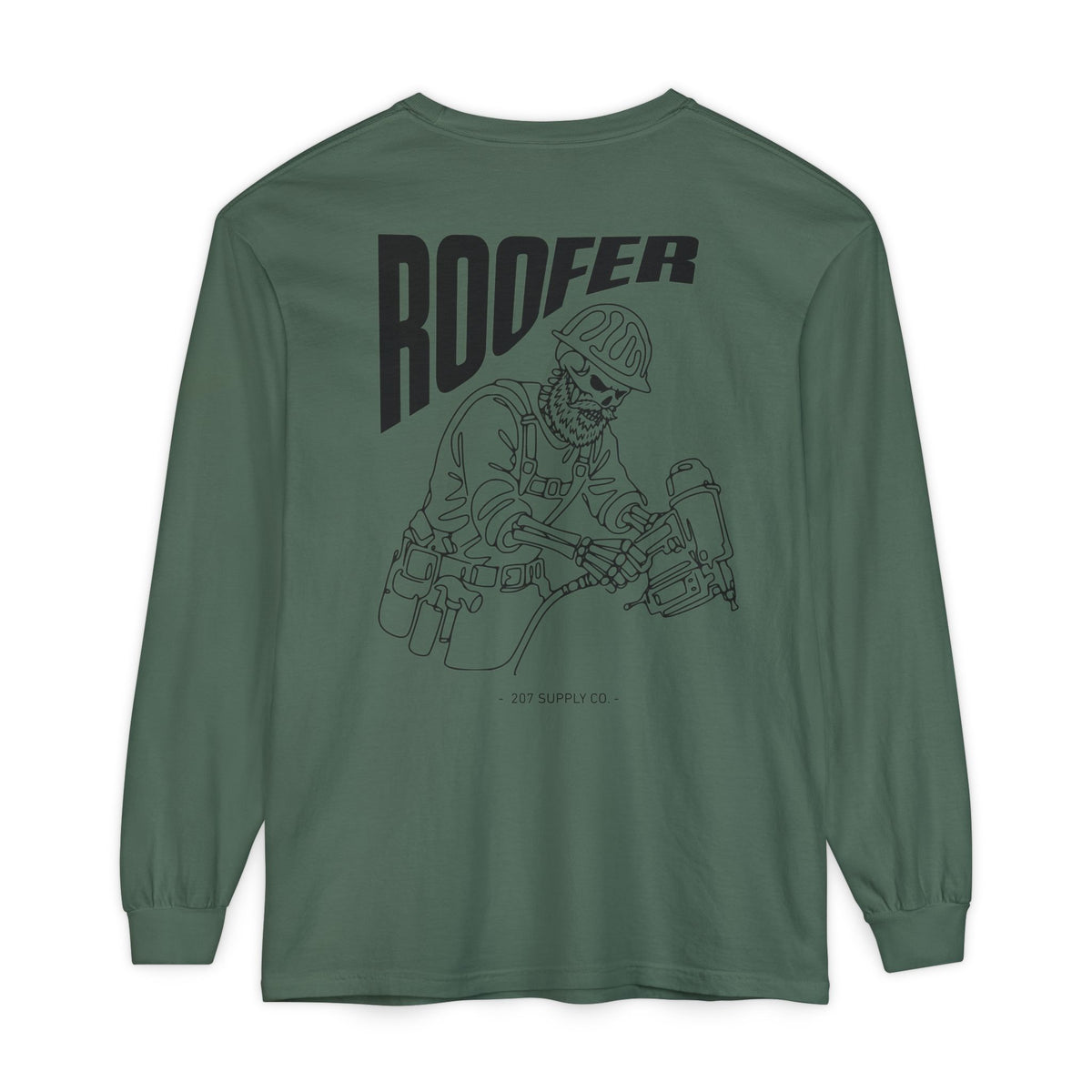 Roofer Skull Long Sleeve