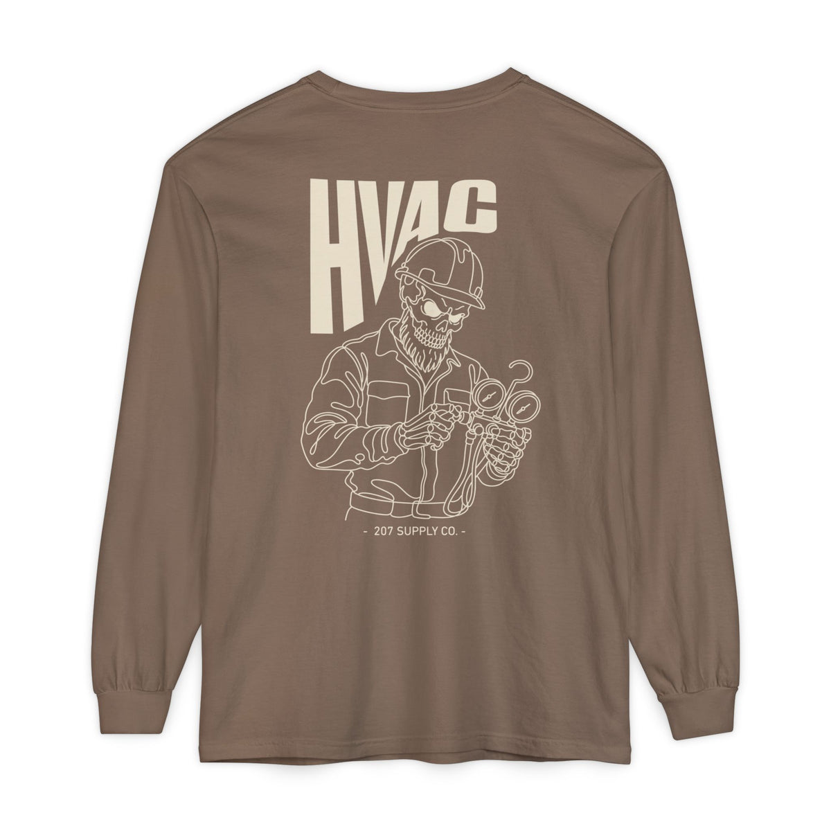 HVAC Skull Long Sleeve - Dark