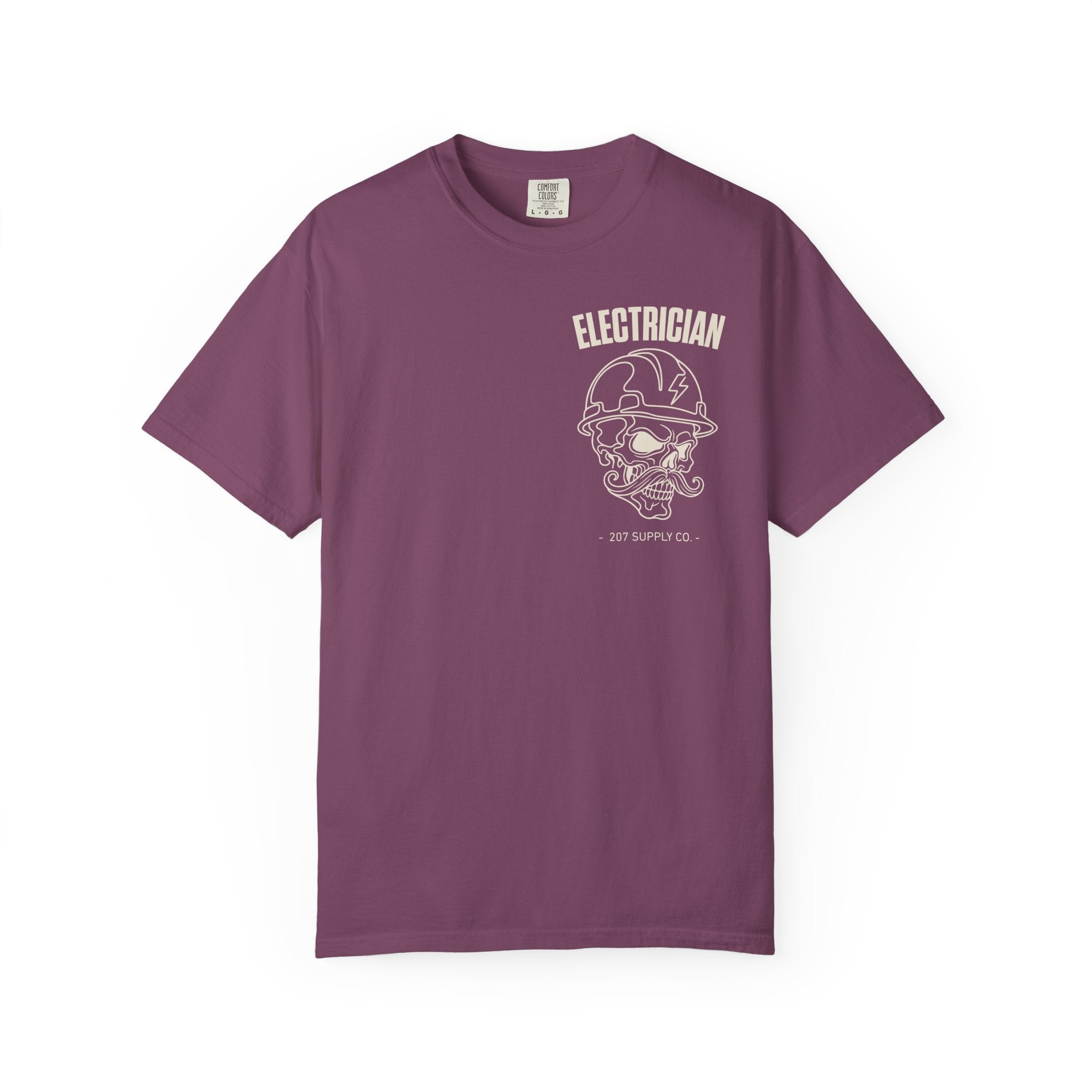 Electrician Skull Tee - Dark