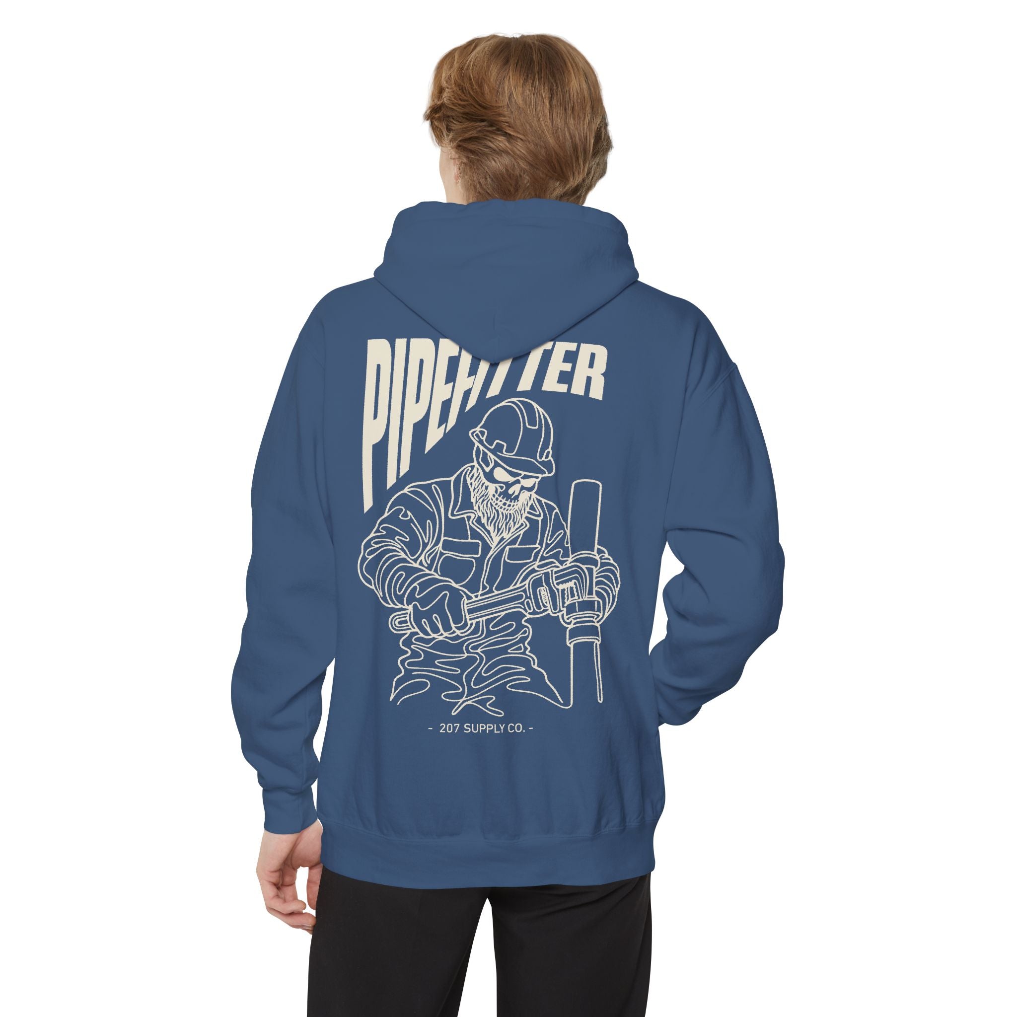 Pipefitter Skull Hoodie