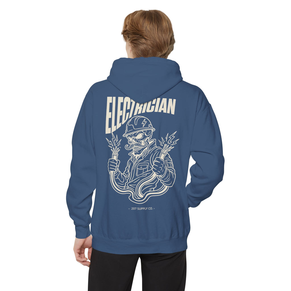 Electrician Skull Hoodie - Dark