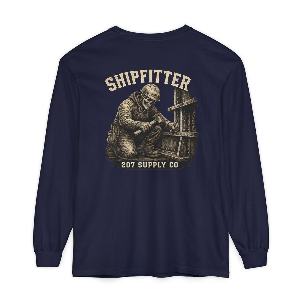 Premium Shipfitter Long Sleeve — Premium Garment-Dyed