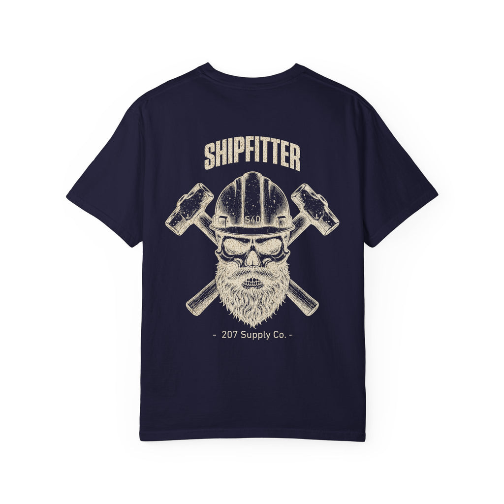 Shipfitter Skull & Hammer Tee - Dark Colors