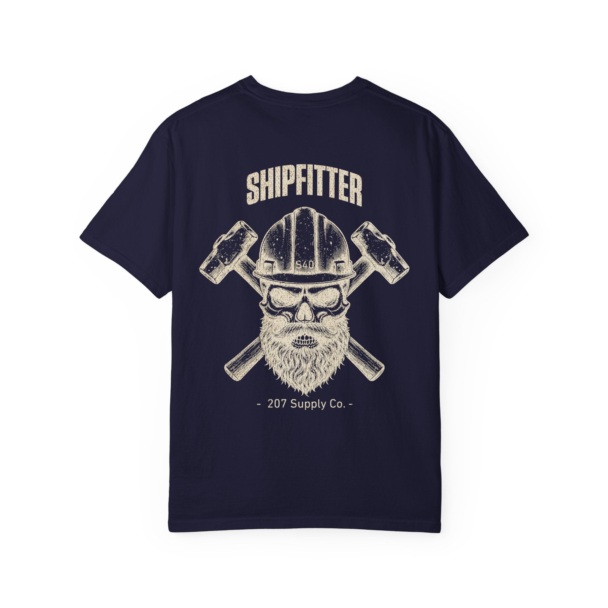 Shipfitter Skull & Hammer Tee - Dark Colors