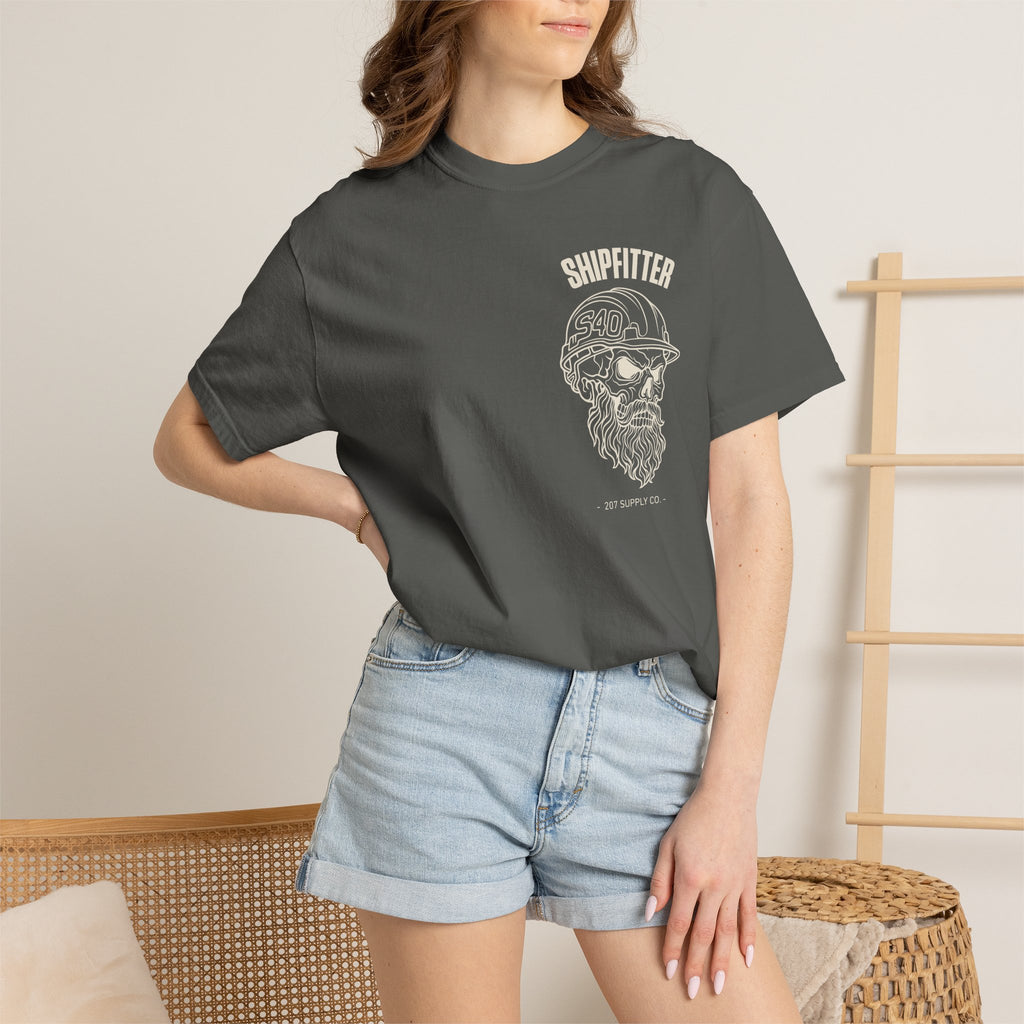 Shipfitter Bearded Skull Tee - Dark Colors