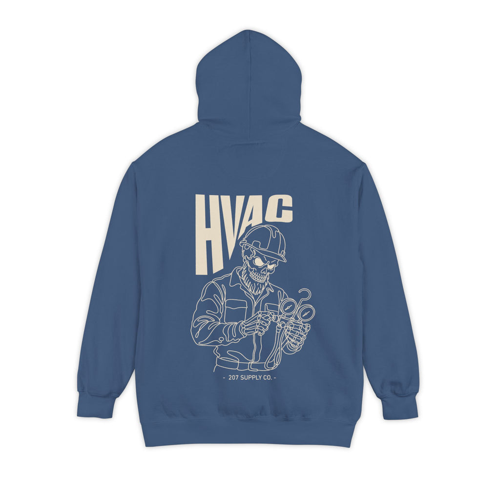 HVAC Skull Hoodie - Dark