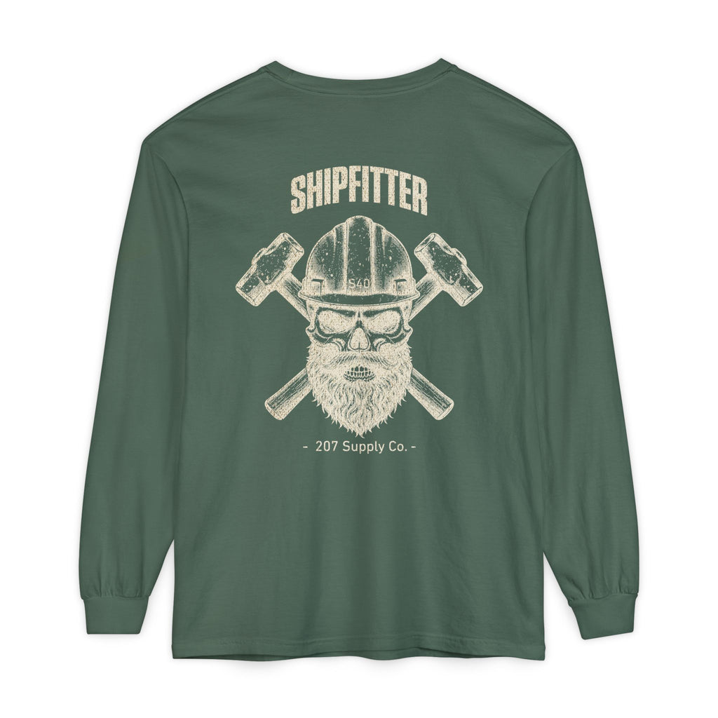 Shipfitter Skull & Hammer Long Sleeve - Dark Colors