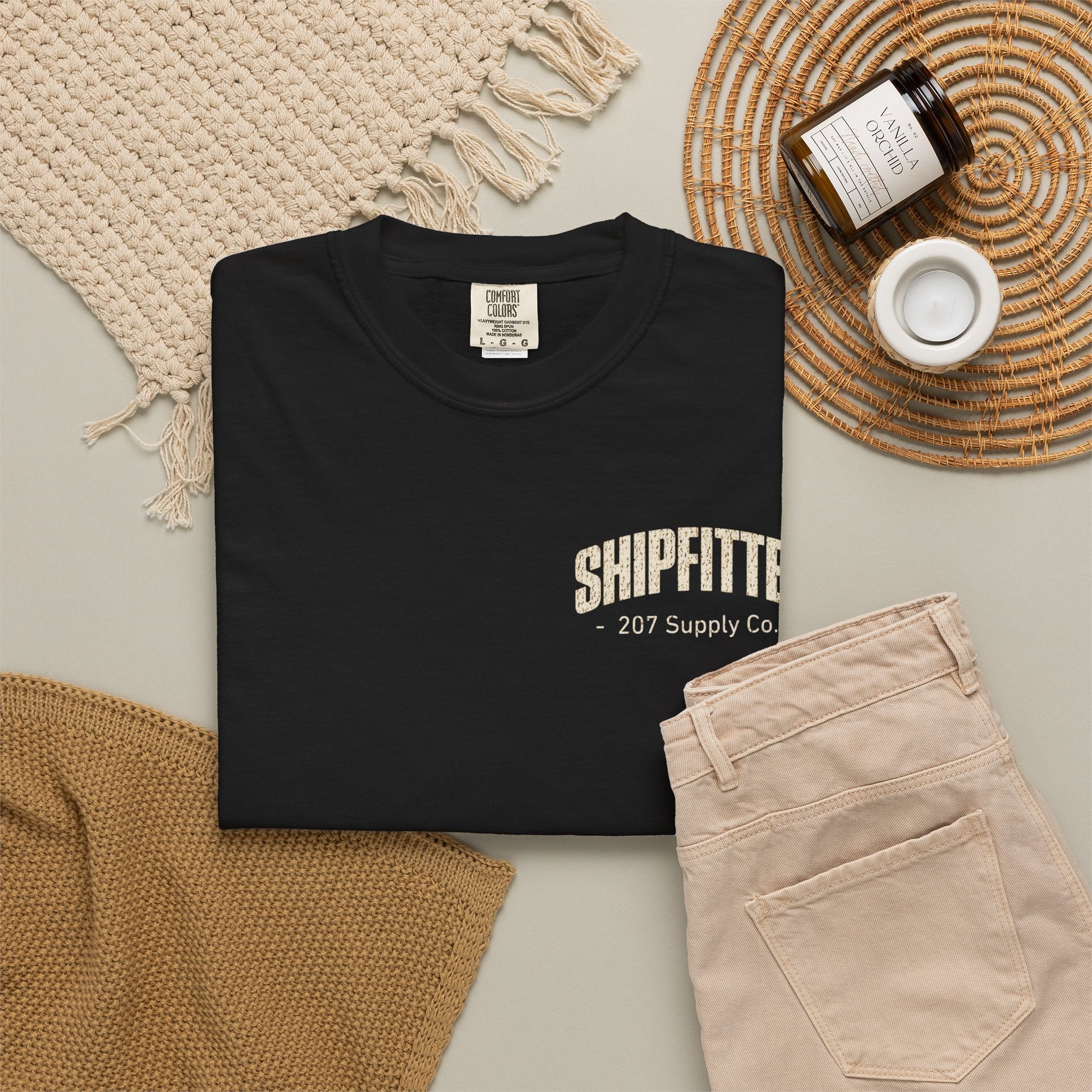 Shipfitter Skull & Hammer Tee - Dark Colors
