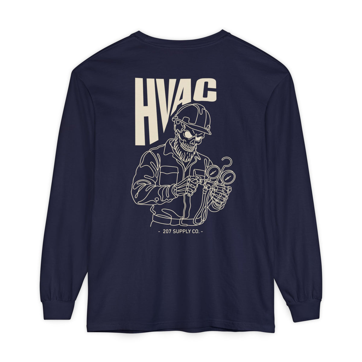 HVAC Skull Long Sleeve - Dark