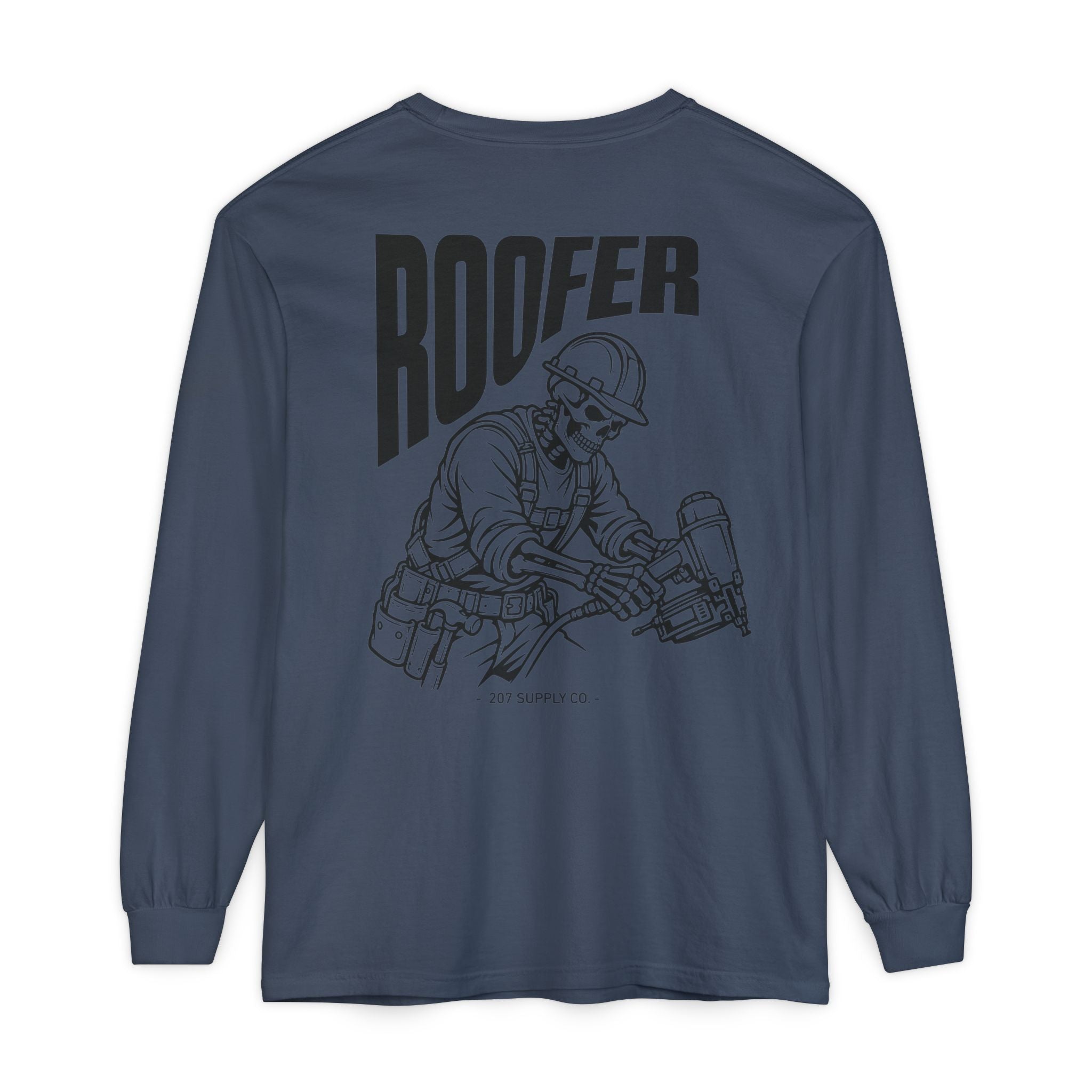 Roofer Skull Long Sleeve