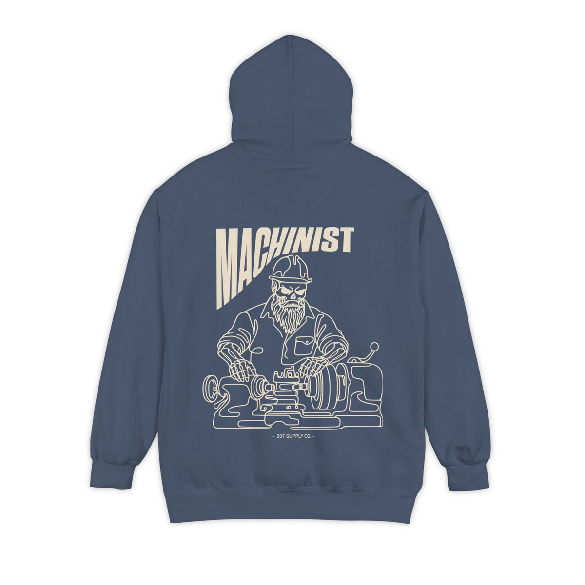Machinist Skull Hoodie - Dark