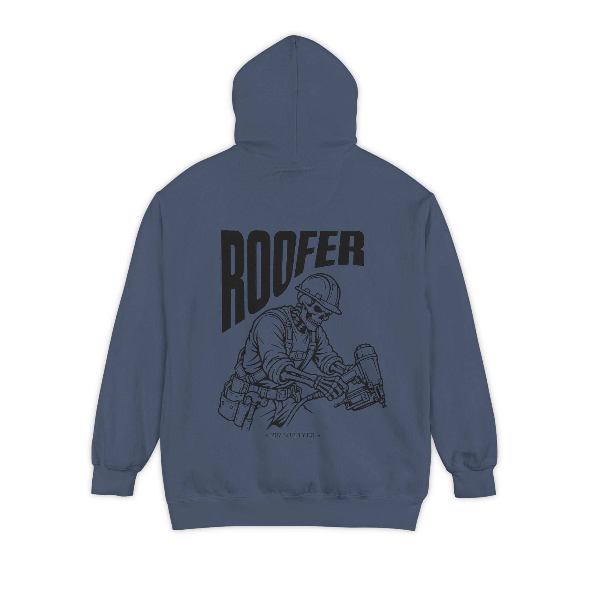 Roofer Skull Hoodie