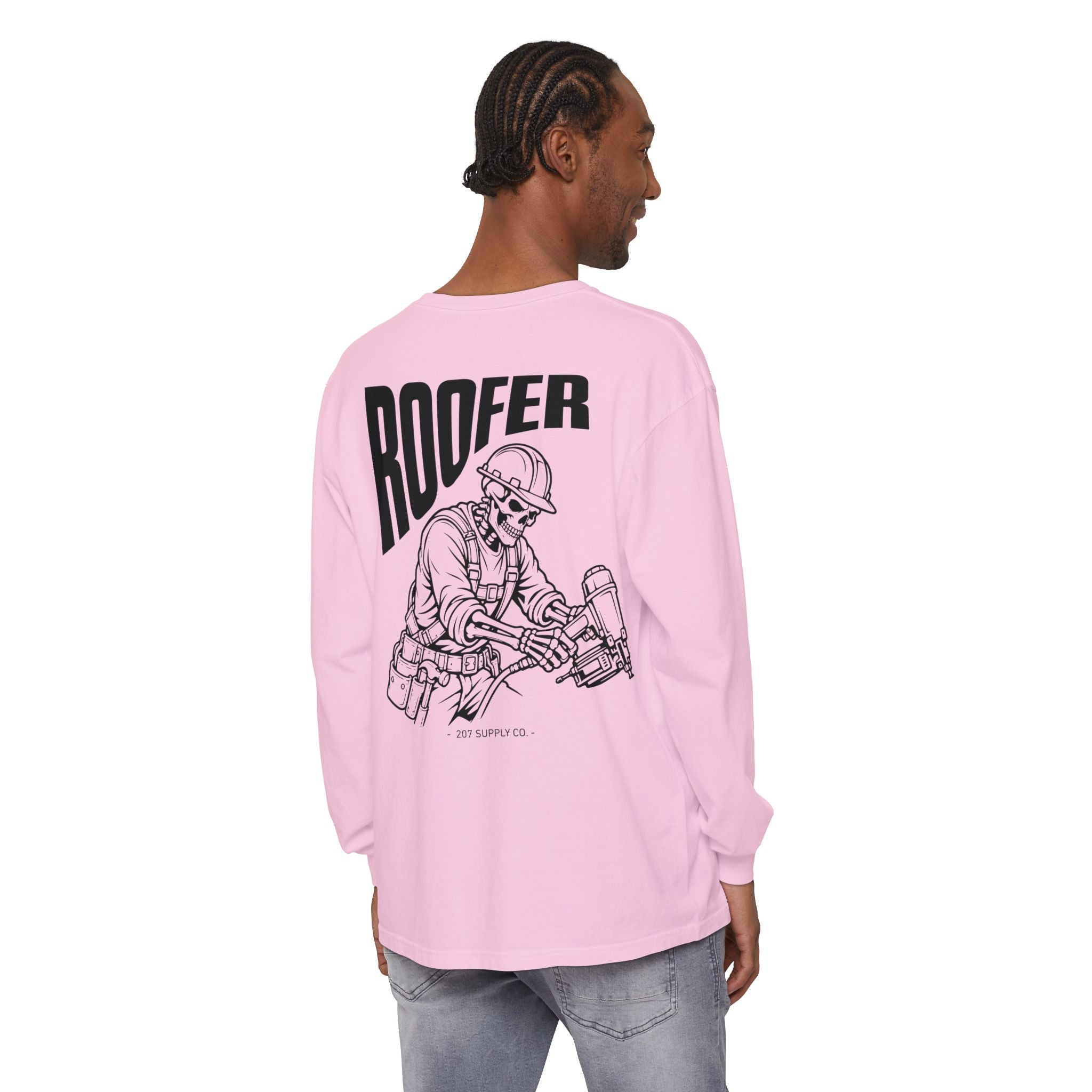 Roofer Skull Long Sleeve