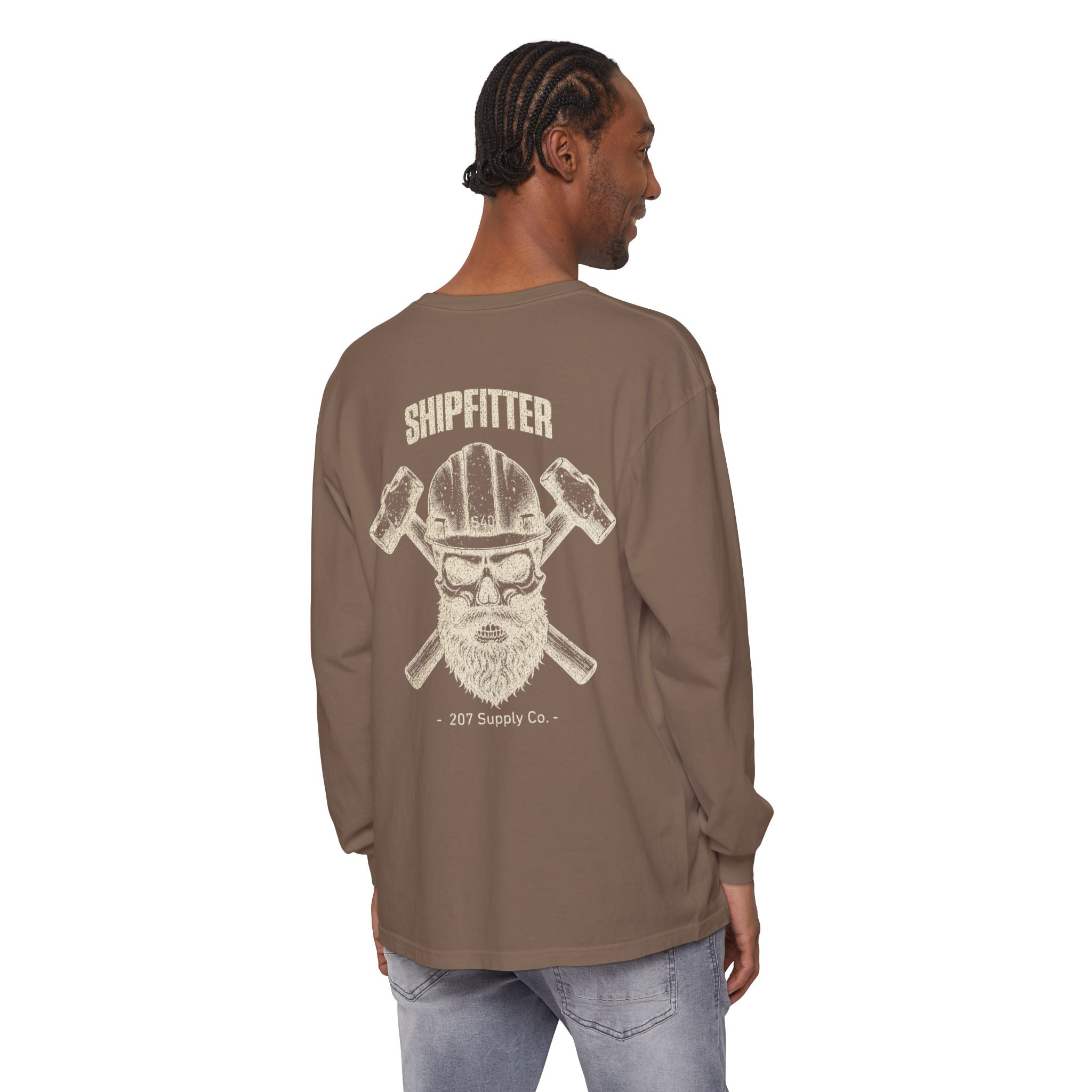 Shipfitter Skull & Hammer Long Sleeve - Dark Colors