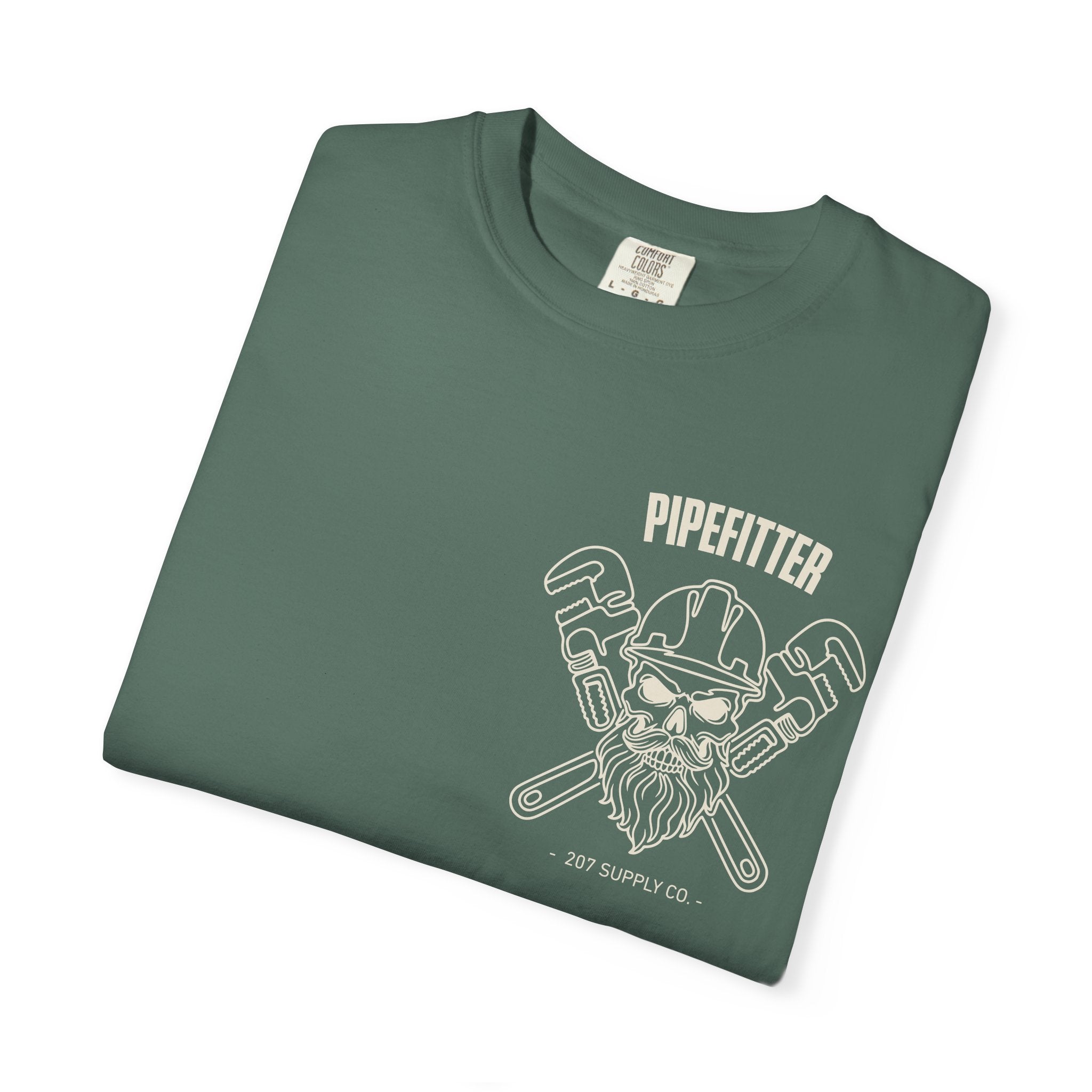 Pipefitter Skull Tee - Dark